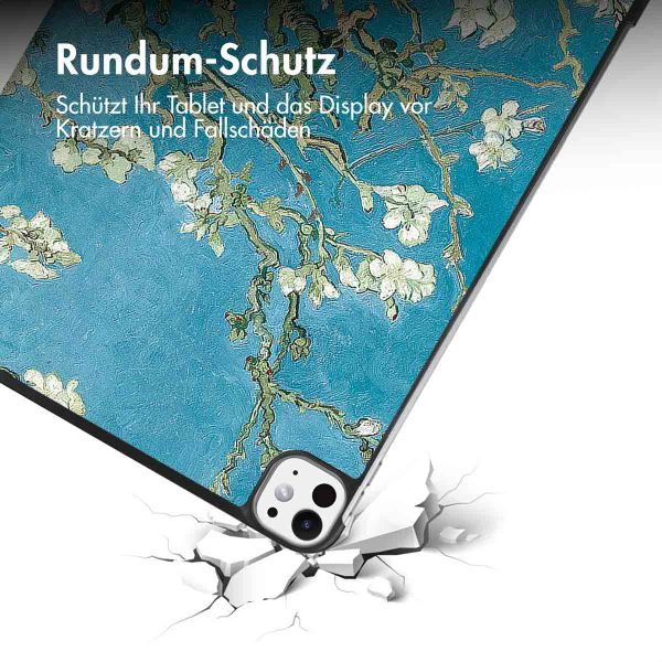 imoshion Design Trifold Klaphülle Apple iPad Pro 11 (2024) M4 - Green Plant