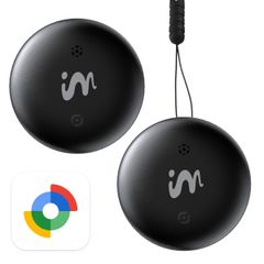 imoshion Wireless Tag - Bluetooth-Tracker für Android - 2 pack - Schwarz