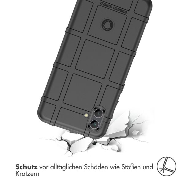 imoshion Rugged Shield Backcover für das Samsung Galaxy A04 - Schwarz