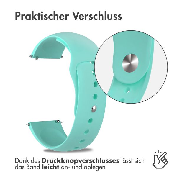 imoshion Silikonband Sport - 18-mm-Universalanschluss - Mintgrün