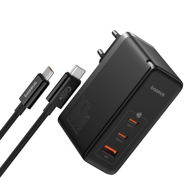 Baseus GaN5 Pro | Schnellladegerät - 2x USB-C + 1x USB-A - 160 Watt