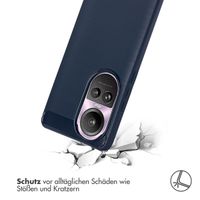 imoshion Brushed Back Cover für das Oppo Reno 10 / 10 Pro - Dunkelblau