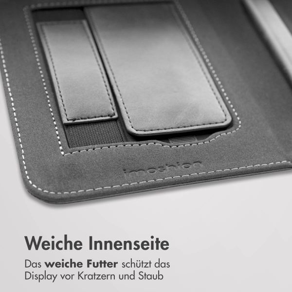 imoshion Klapphülle Sleepcover mit strap und stand für das Amazon Kindle (2024) / Amazon Kindle (2022) 11th gen - Schwarz