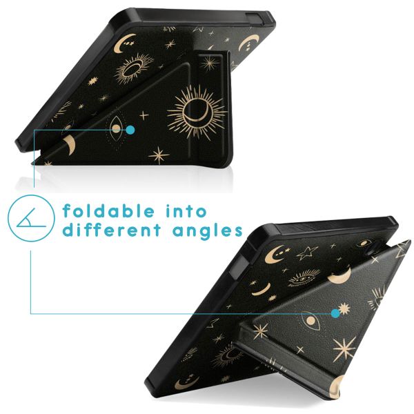 imoshion Design Klappbare Klapphülle für das Kobo Libra 2 / Tolino Vision 6 - Stars Sky