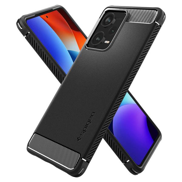 Spigen Rugged Armor Case für das Xiaomi Redmi Note 12 Pro - Schwarz