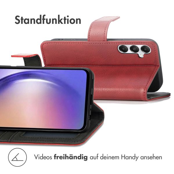 imoshion Luxuriöse Klapphülle Samsung Galaxy A55 - Rot