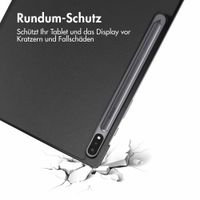 imoshion Trifold Klapphülle Samsung Galaxy Tab S8 Plus / S7 Plus / S7 FE 5G - Schwarz