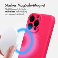 imoshion Color Back Cover mit MagSafe Apple iPhone 15 Pro Max - Neon Pink