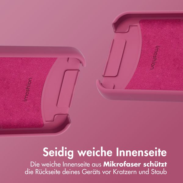 imoshion Color Backcover mit abnehmbarem Handykette und MagSafe Apple iPhone 13 - Raspberry