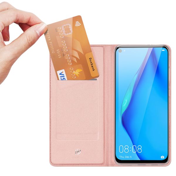 Dux Ducis Slim TPU Klapphülle Roségold für das Huawei P40 Lite