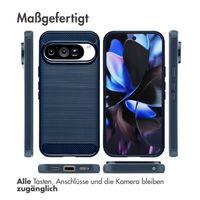 imoshion Brushed Back Cover Google Pixel 10 Pro - Dunkelblau