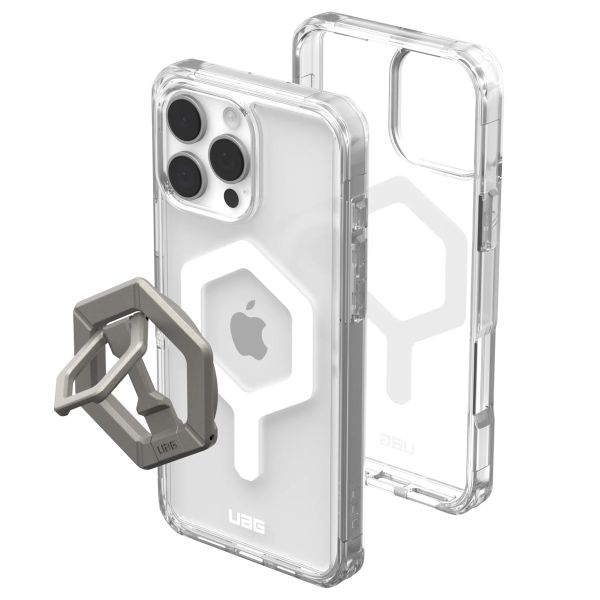 UAG Plyo Pro back Cover + Magnetic Ring Stand für das iPhone 16 Pro Max - Ice