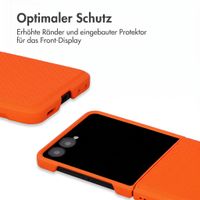 Accezz Grid Backcover Samsung Galaxy Z Flip 8 - Orange