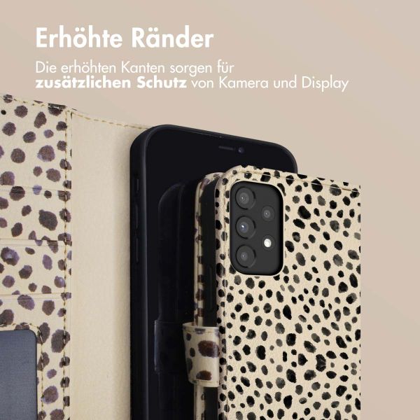 imoshion Design Klapphülle Samsung Galaxy A33 - Black And White Dots