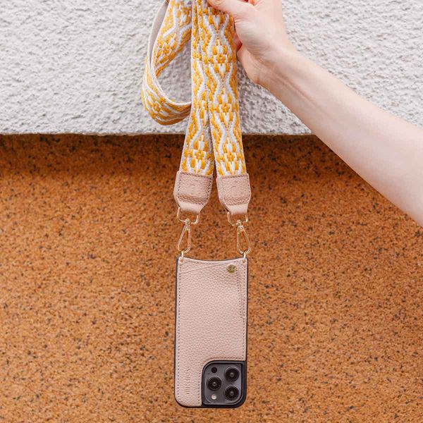 Dutchies Back Cover mit Kartenfach Apple iPhone 16 Pro - Beige