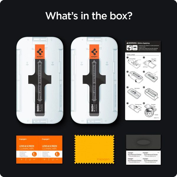 Spigen GLAStR Privacy EZ Fit Displayschutzfolie  + Applicator für das Apple iPhone 13 Pro Max