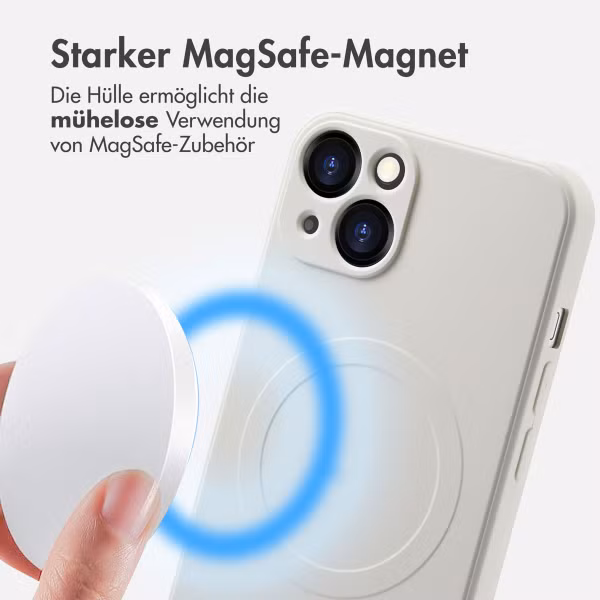 imoshion Color Back Cover mit MagSafe Apple iPhone 13 - Beige