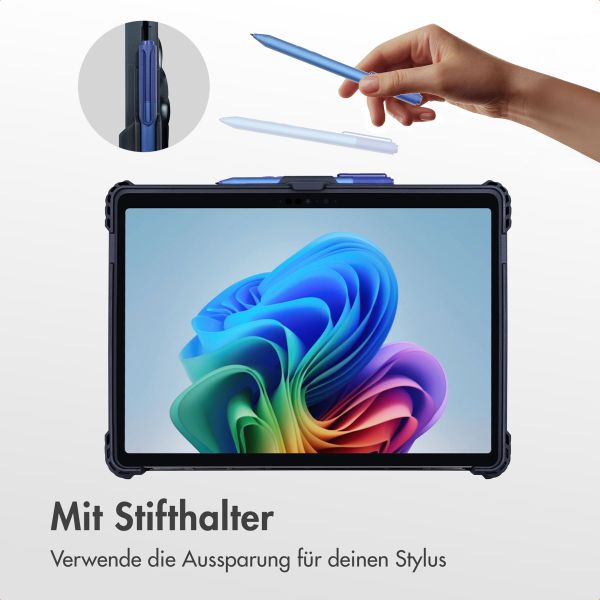 Accezz Robuste Hülle mit Ständer Microsoft Surface Pro 9 / Pro 10 / Pro 11 - Schwarz
