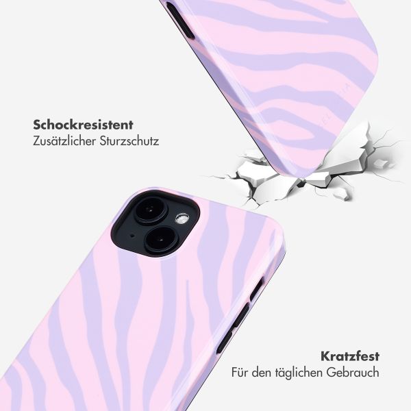 Selencia Vivid Rückabdeckung mit MagSafe Apple iPhone 14 - Zebra Light Pink Lilac