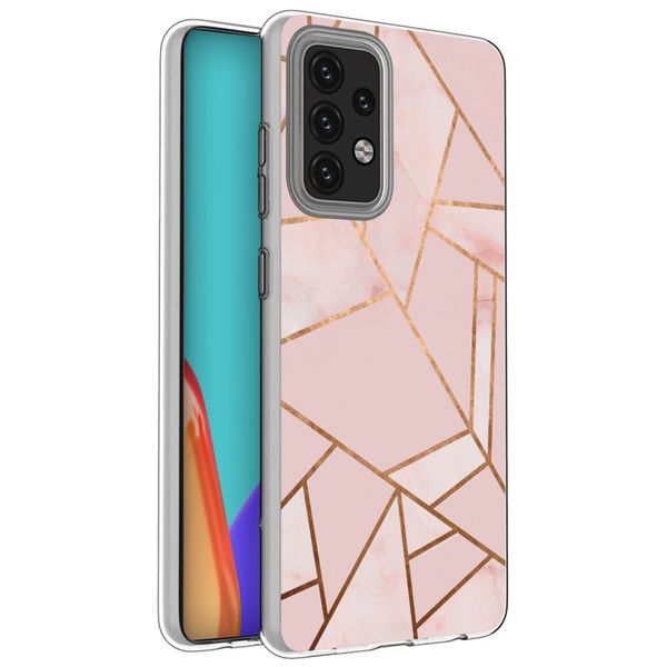 imoshion Design Hülle für das Samsung Galaxy A52(s) (5G/4G) - Pink Graphic