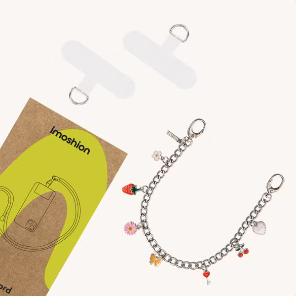 imoshion Charm Chain-Handykette - Silber