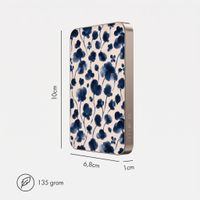 Selencia Vivid Powerbank 5.000 mAh - MagSafe und Qi - Desert Gold / Midnight Blossom