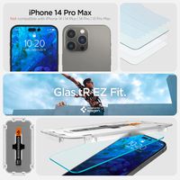 Spigen GLAStR Fit Displayschutzfolie  + Applicator 2-pack für das Apple iPhone 14 Pro Max