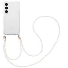 imoshion Handykette mit Perlen + Handgelenkschlaufe Samsung Galaxy S25 - Transparent