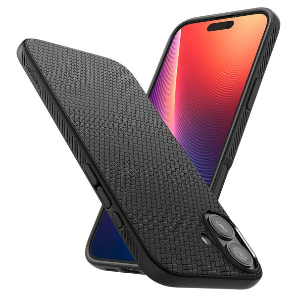 Spigen Liquid Air™ Backcover Apple iPhone 16 Plus - Matte Black