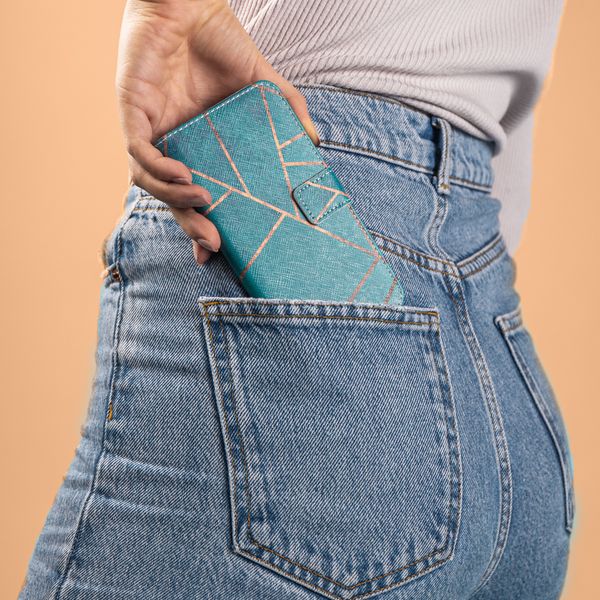 imoshion Design TPU Klapphülle Apple iPhone 13 Pro - Blue Graphic