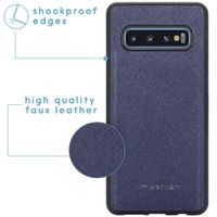 imoshion Luxuriöse Portemonnaie-Klapphülle Samsung Galaxy S10 - Dunkelblau