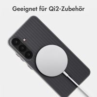 Accezz Lite Backcover mit MagSafe | Fluted | Samsung Galaxy S25 - Grau