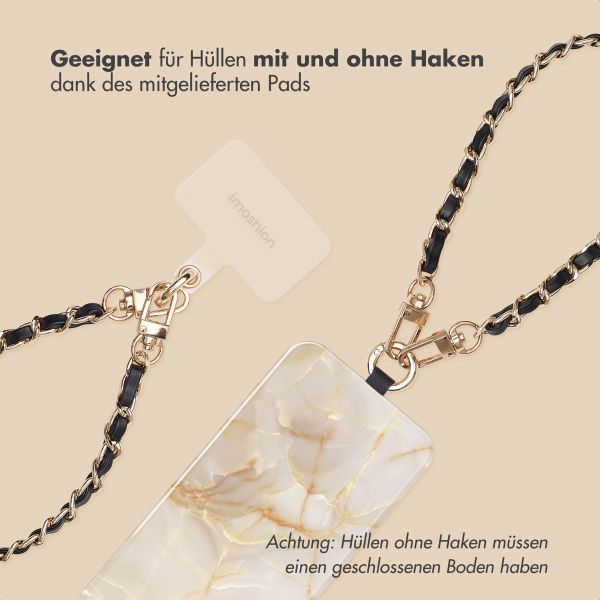 imoshion PU Leder Handyketten Set – Schwarz