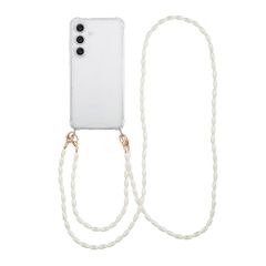 imoshion Handykette mit Perlen + Handgelenkschlaufe Samsung Galaxy S25 FE - Transparent