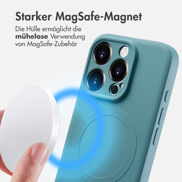 imoshion Color Back Cover mit MagSafe Apple iPhone 16 Pro - Smoke Green