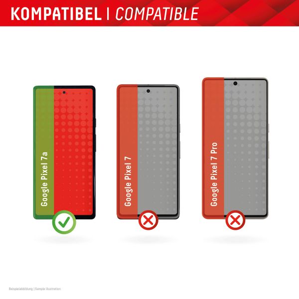 Displex Bildschirmschutzfolie Real Glass Google Pixel 7a