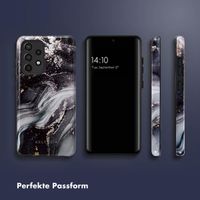 Selencia Vivid Back Cover Samsung Galaxy A52(s) (5G/4G) - Chic Marble Black