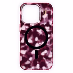iDeal of Sweden Clear Case MagSafe Apple iPhone 16 Pro - Cherry Crush