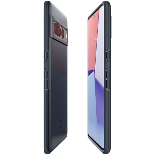 Spigen Thin Fit™ Hardcase für das Google Pixel 7 Pro - Metal Slate