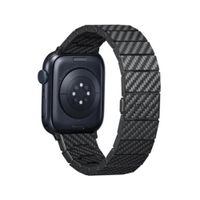 Pitaka Carbonfaser Armband für Apple Watch | 44/45/46/49 mm - Modern Carbon Black