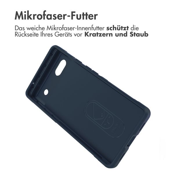 imoshion EasyGrip Back Cover für das Google Pixel 6a - Dunkelblau