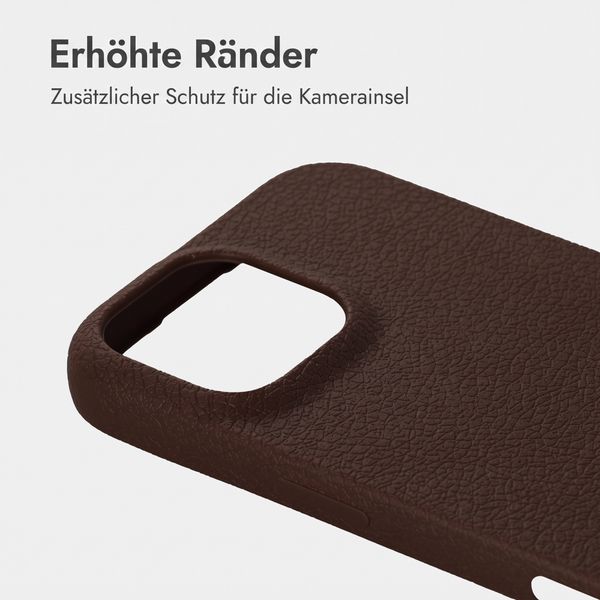 imoshion Texture Backcover Apple iPhone 16 Pro - Dunkelbraun