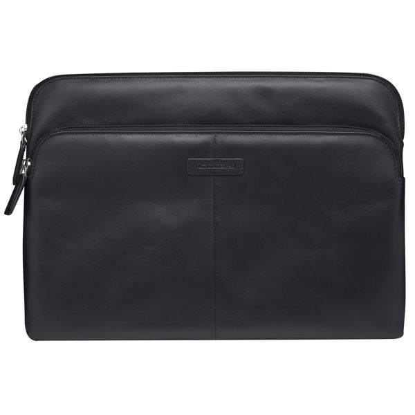 dbramante1928 Skagen Pro+ Sleeve - Laptop Hülle 13 Zoll - Laptop Sleeve - Echtes Leder - Apple MacBook Pro 13 Zoll / Air 13 Zoll - Black