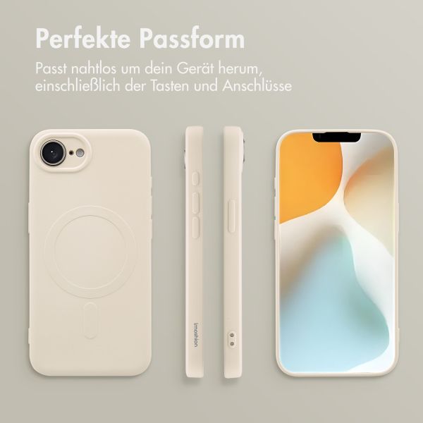 imoshion Color Back Cover mit MagSafe iPhone 16e - Beige