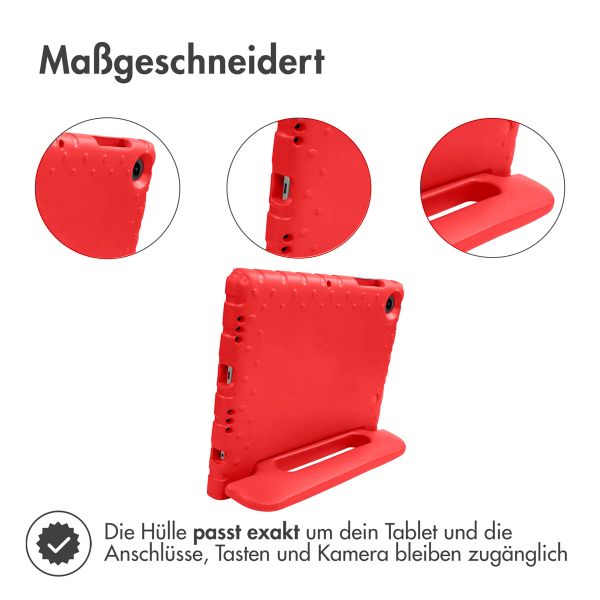 imoshion Hülle mit Handgriff kindersicher Samsung Galaxy Tab A8 - Rot