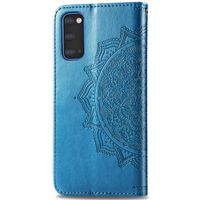 Mandala Klapphülle Türkis für das Samsung Galaxy S20