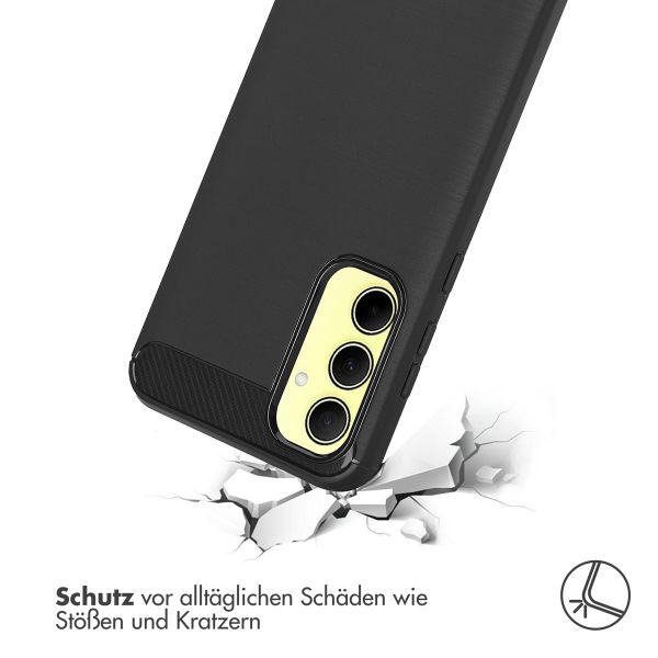imoshion Brushed Back Cover Samsung Galaxy A35 - Schwarz