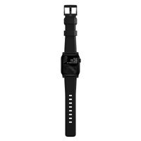 Nomad Robustes Armband FKM für die Apple Watch Series 1 bis 10 / SE / Ultra (2) (44/45/46/49 mm) - Schwarz/Schwarz