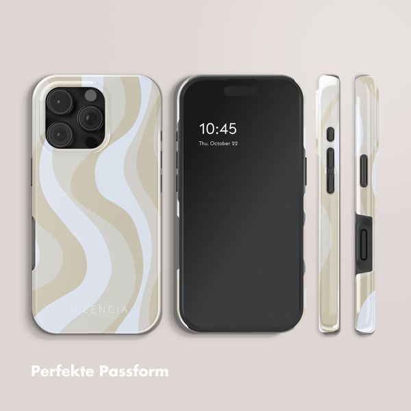 Selencia Vivid Rückabdeckung mit MagSafe Apple iPhone 16 Pro - Desert Waves Beige