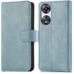 imoshion Luxuriöse Klapphülle Oppo A58 - Hellblau